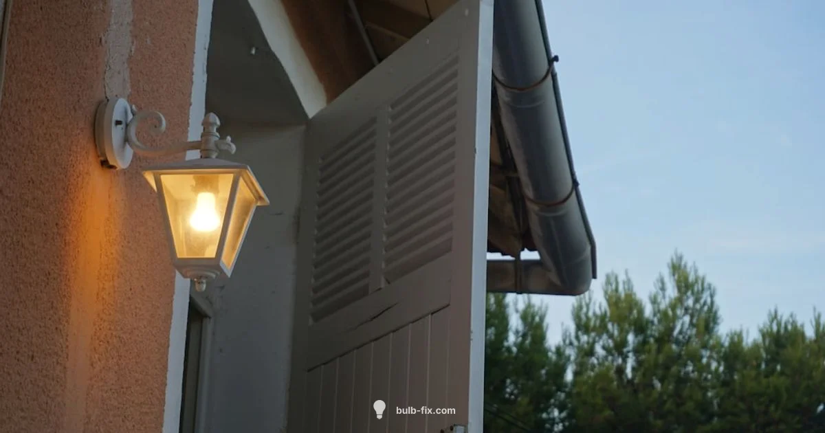 Motion Sensing Flood Light - Bulb Fix
